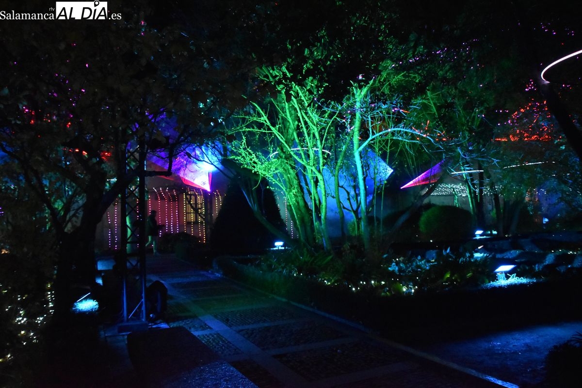 VÍDEO Y FOTOS | El Huerto de Calixto y Melibea se transforma en un jardín mágico de luz y sonido para las fiestas navideñas