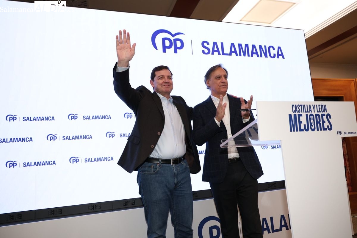 FOTOS | Mañueco, en Salamanca: PSOE y Vox no nos van a parar