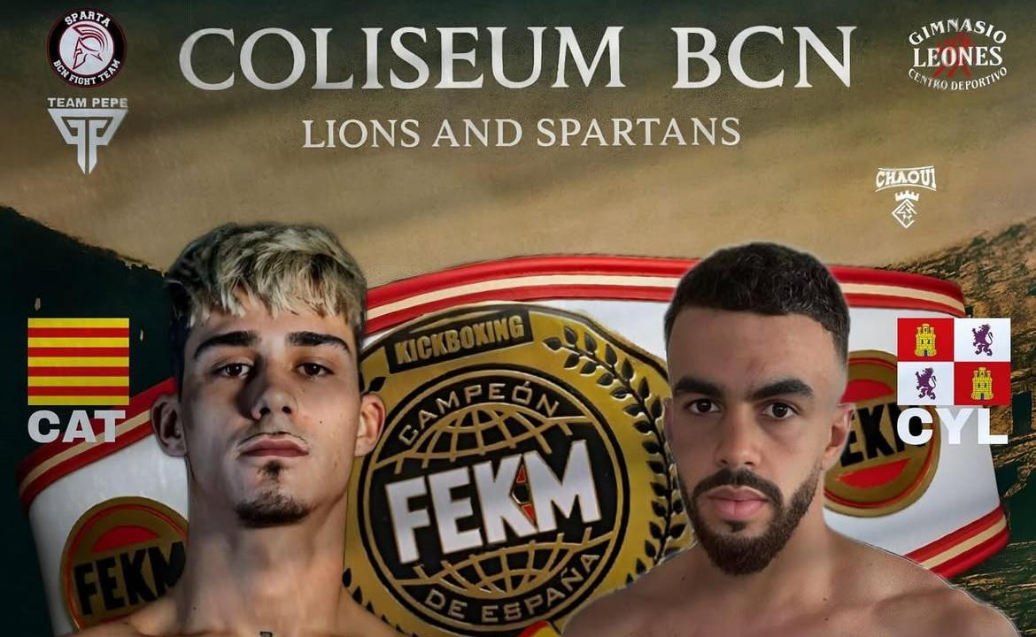 Mohamed Reda busca el título profesional de España K1 en Barcelona