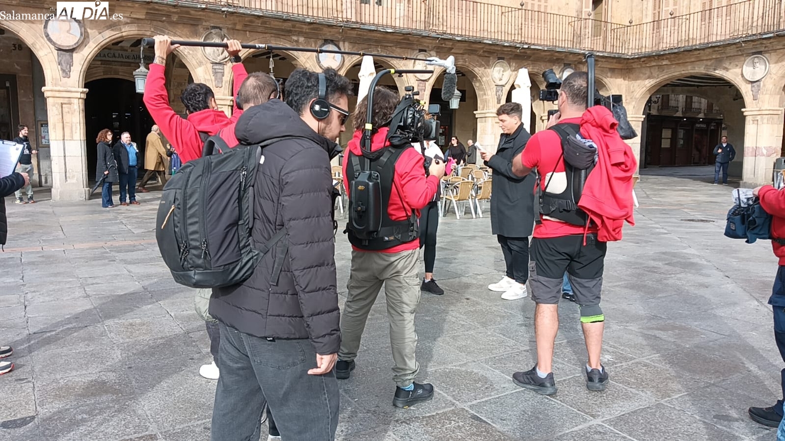 VÍDEO | El programa Lo sabe, no lo sabe con Xuso Jones finaliza tres días de grabación en Salamanca levantando expectación 