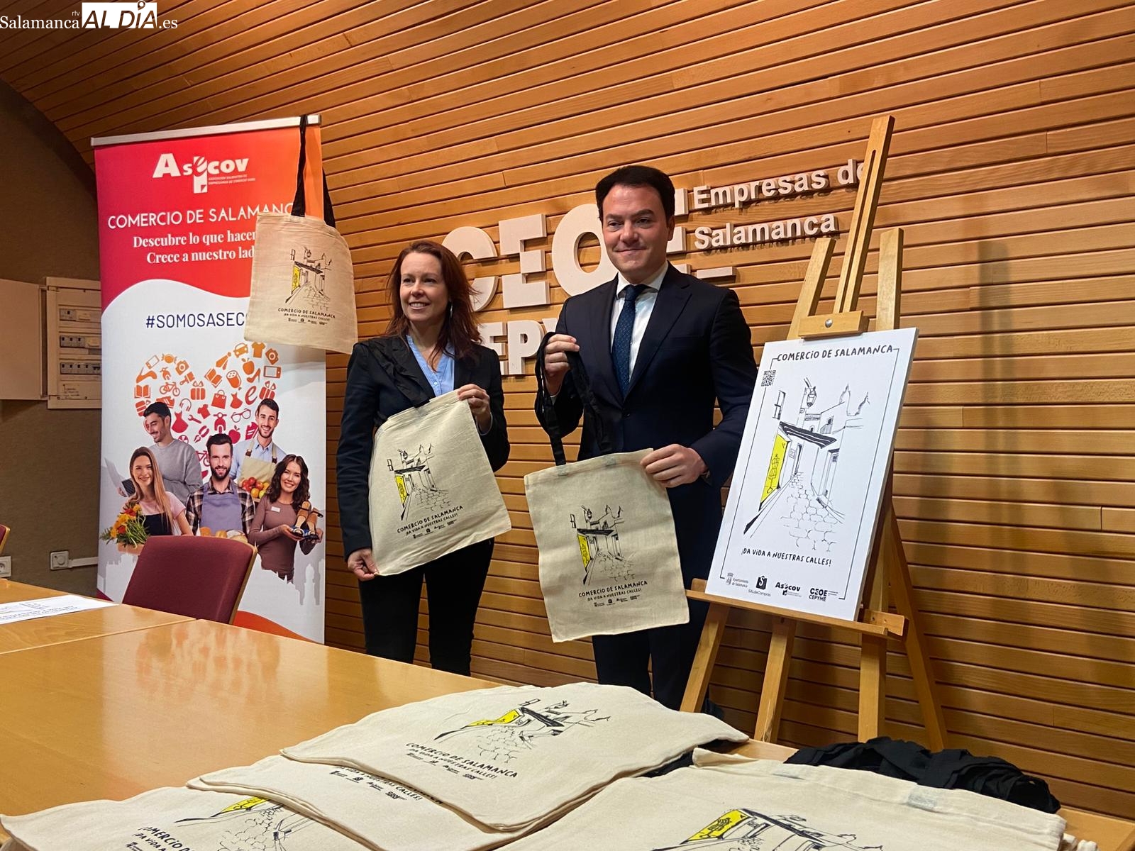 ASECOV busca un efecto mariposa para dinamizar el comercio salmantino con su nueva campaña