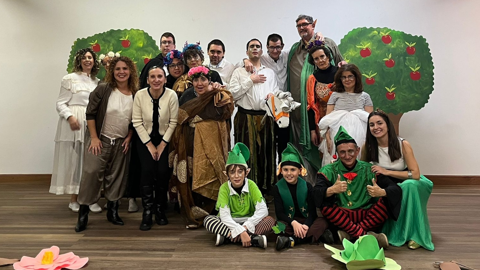 El teatro inclusivo de Asprodes Vitigudino llena el centro cultural de Villavieja