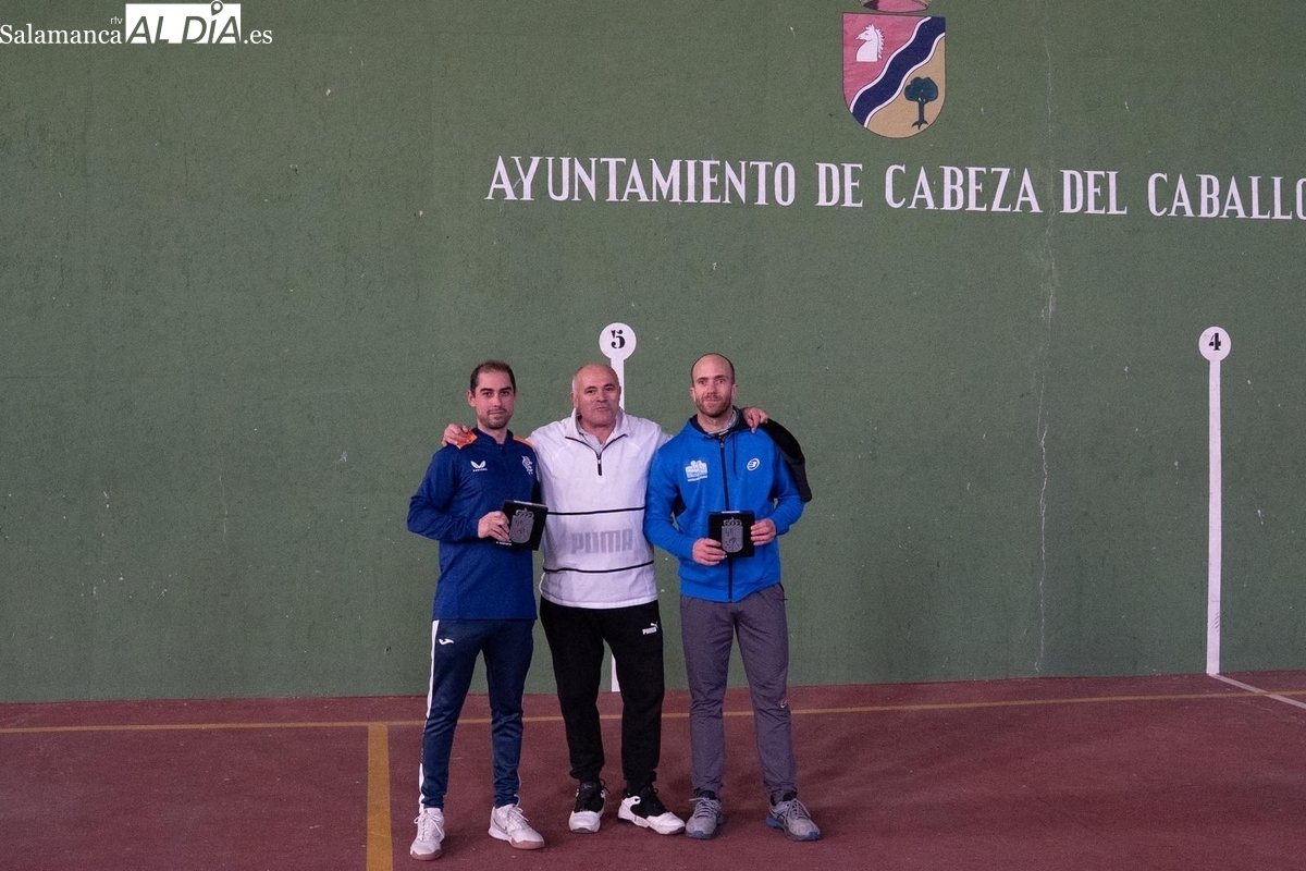 Chipi y Rubén Rubio se proclaman campeones de frontenis en Cabeza del Caballo