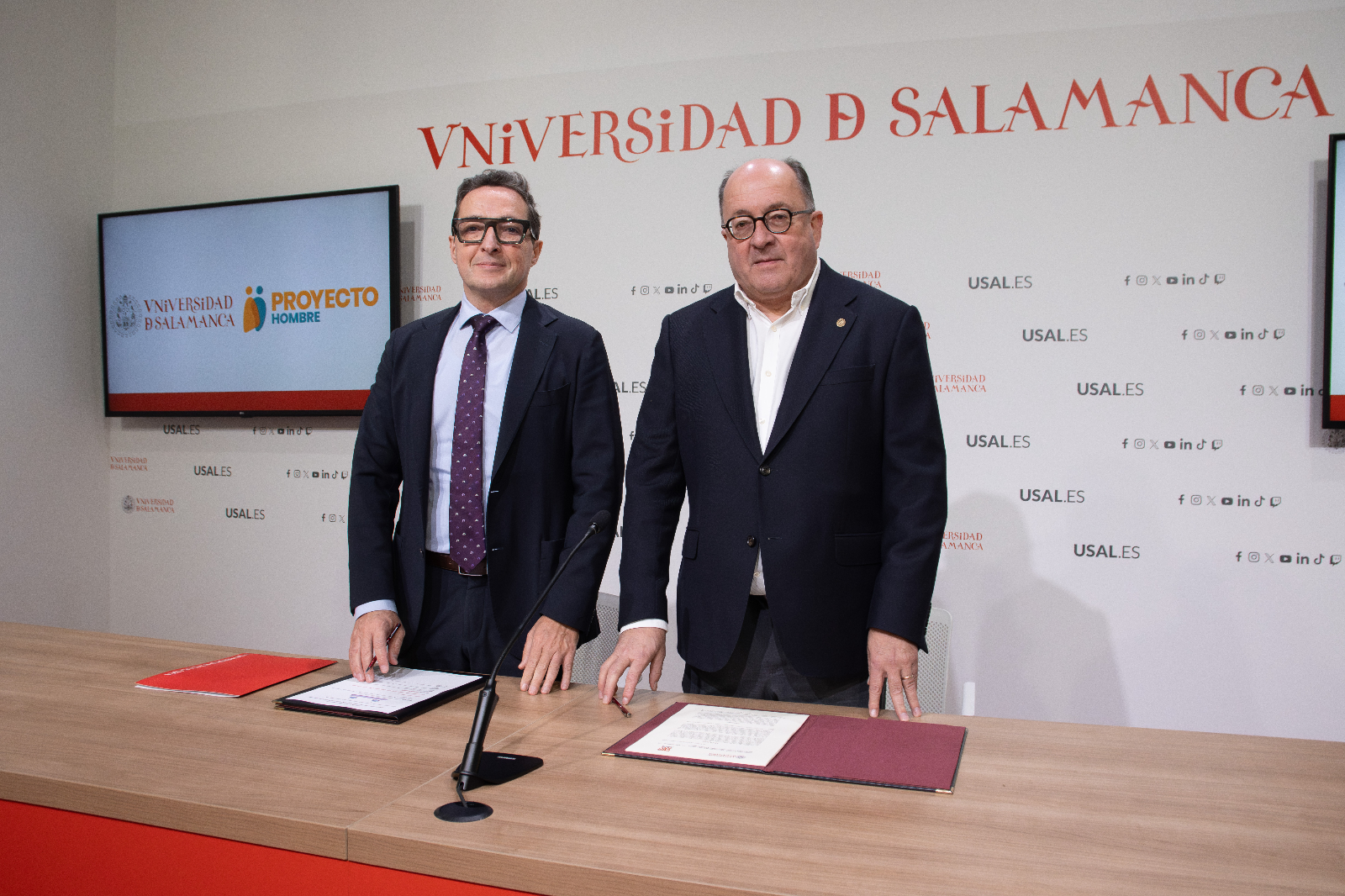 La USAL y Proyecto Hombre colaborarán en investigación y formación para mejorar el tratamiento de las adicciones