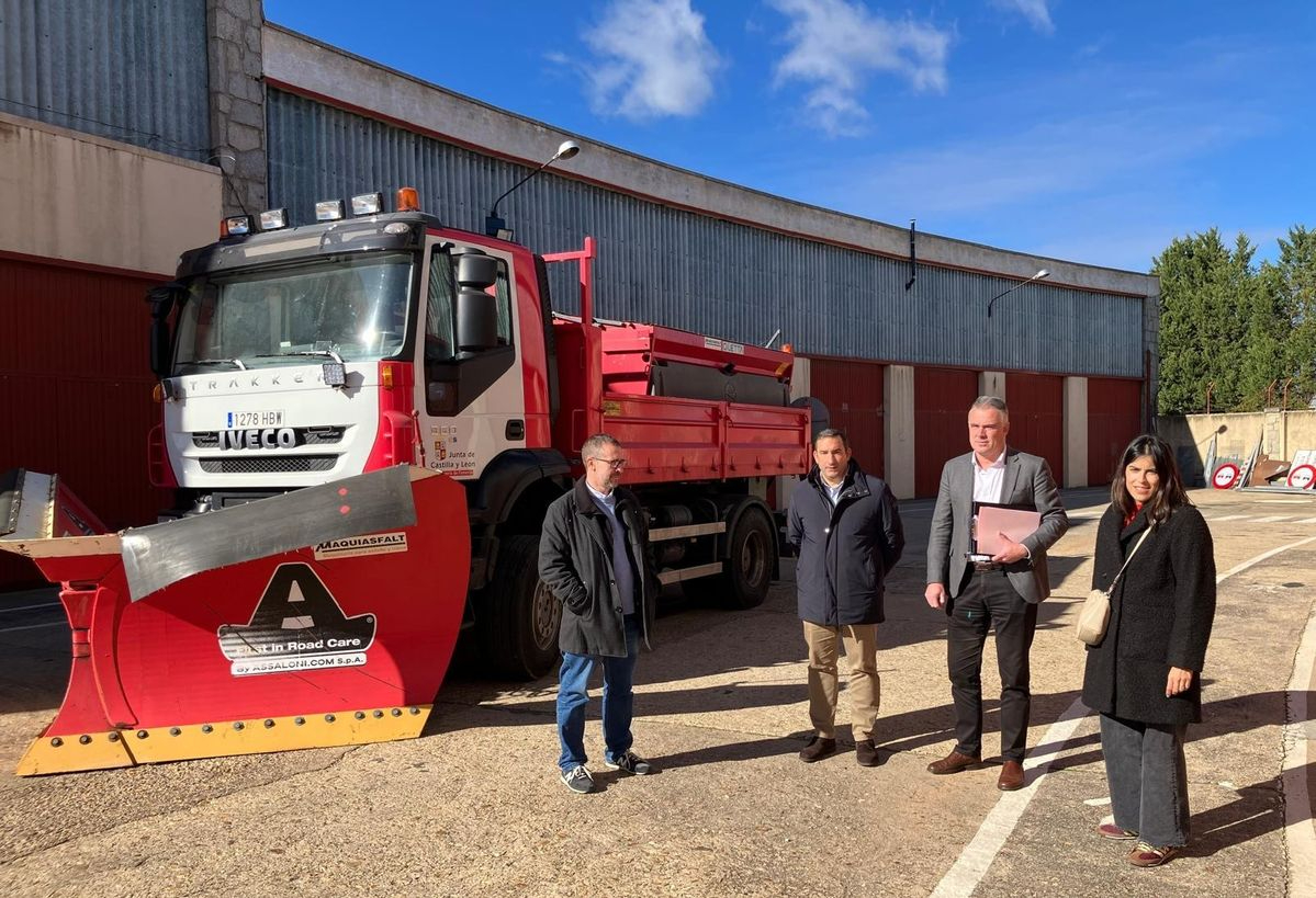 La Vialidad Invernal moviliza a 33 profesionales en Salamanca y estrena paneles inteligentes en la Sierra