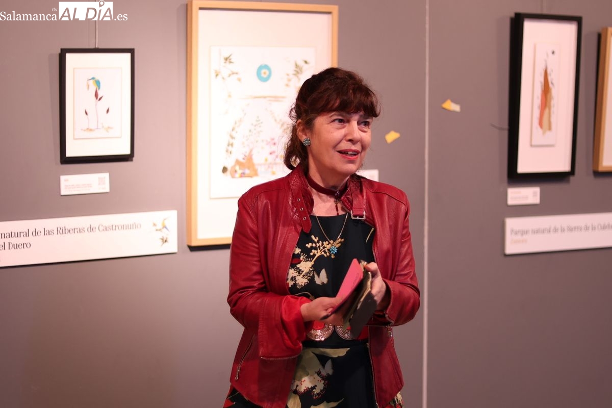 FOTOS | Violeta Monreal inaugura su exposición Cuando la Tierra Habla en Salamanca