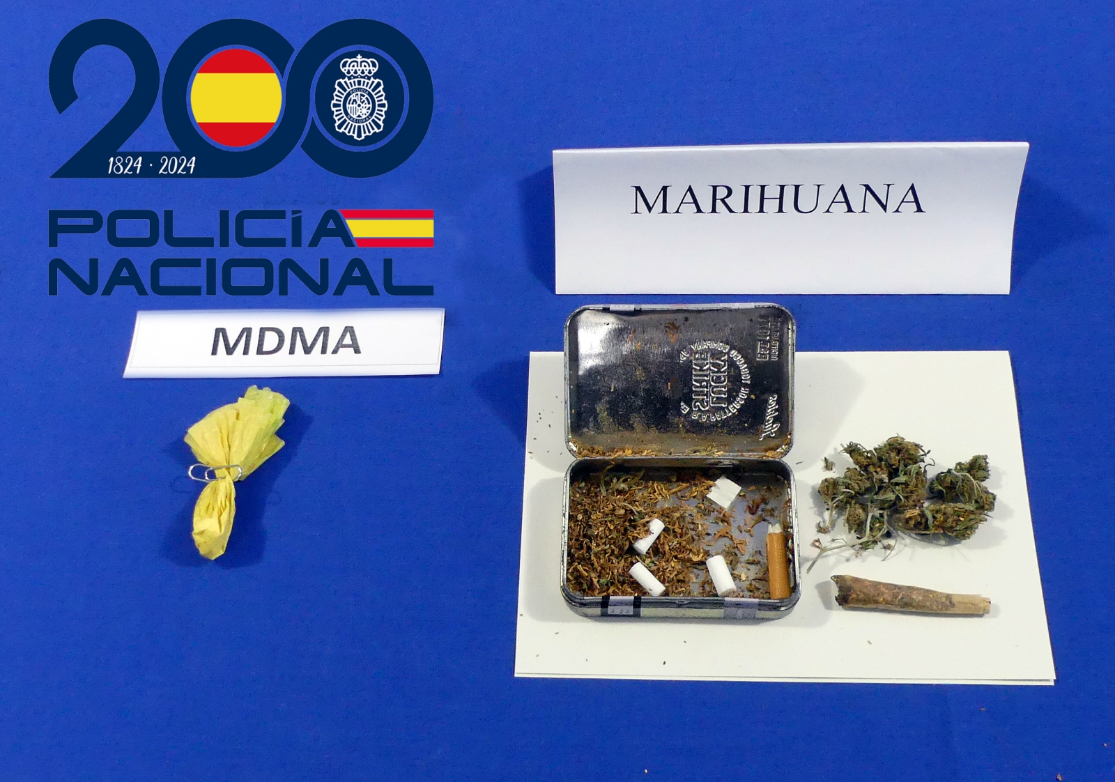 Dosis de MDMA y marihuana, el botín oculto de un individuo interceptado por la Policía en Salamanca