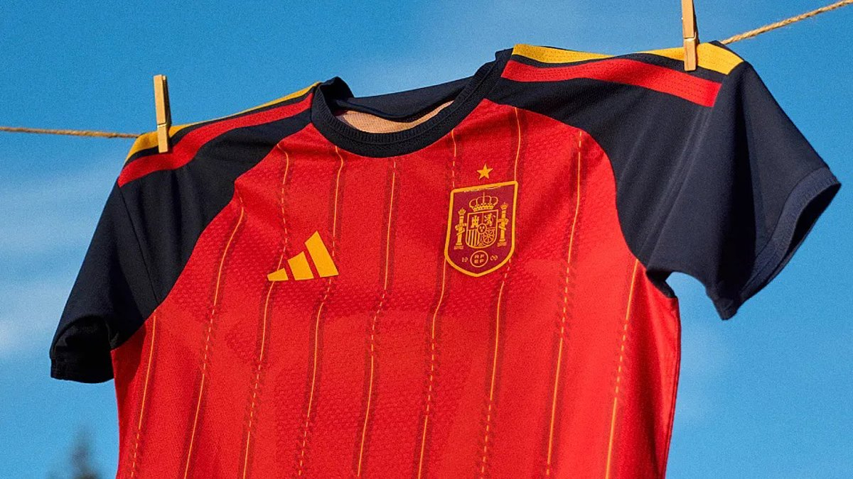 Así es la camiseta de la selección española para el Mundial 2026