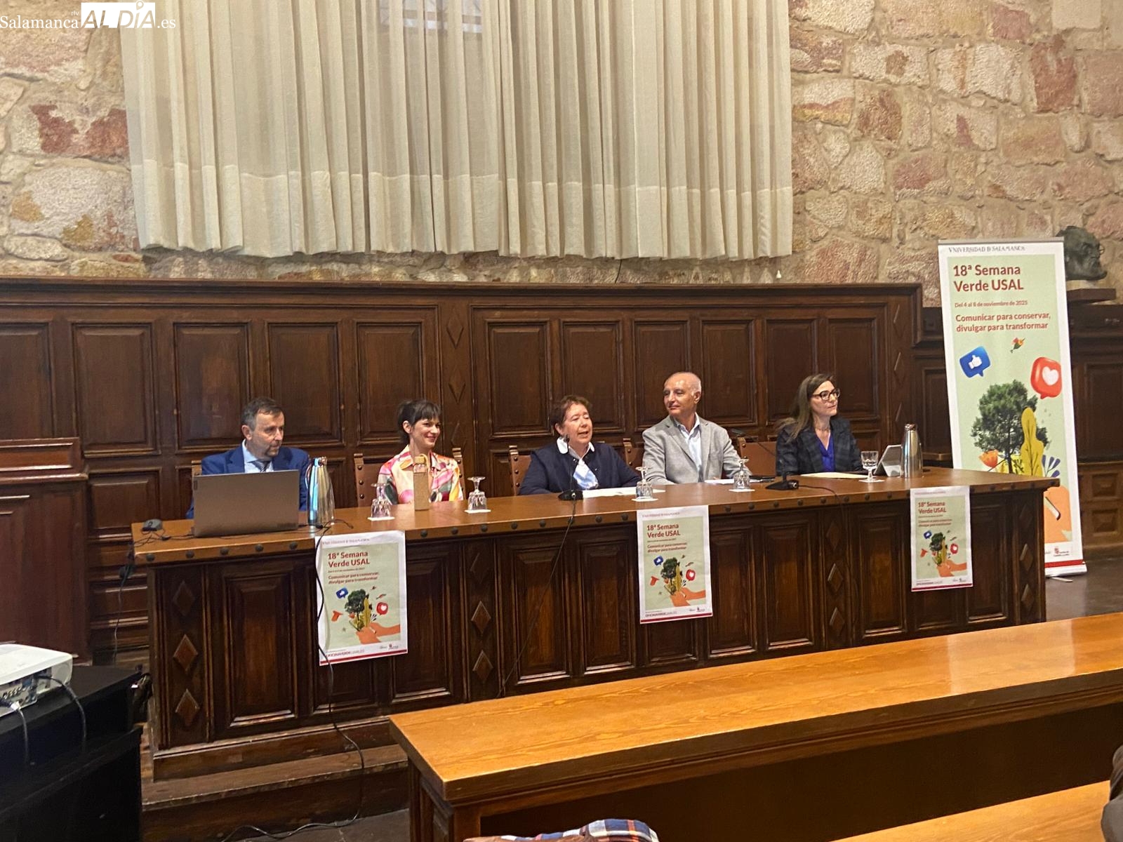 FOTOS | Isabel Moreno abre la Semana Verde de la USAL con las claves para comunicar la crisis climática