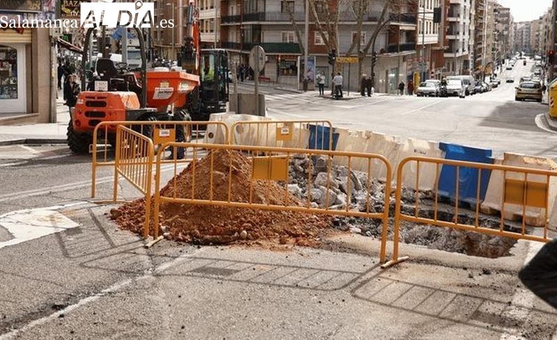 Nueve calles de Salamanca tendrán cortes y estrechamientos de tráfico este fin de semana