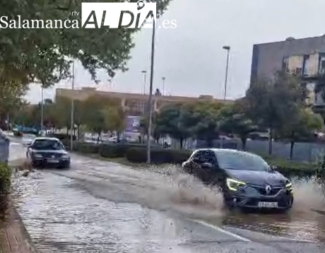 VÍDEO | Un reventón de agua inunda la avenida de Los Maristas