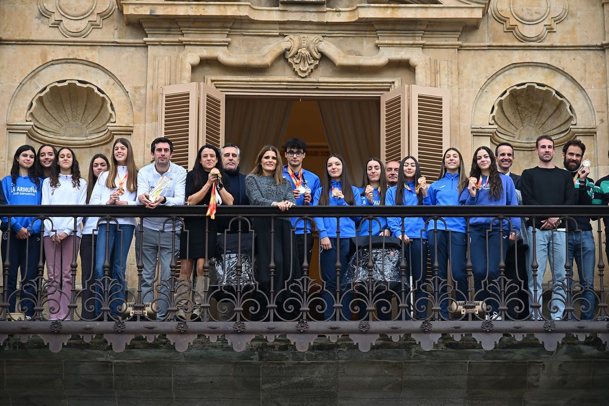 FOTOS | Merecido homenaje al atletismo salmantino tras un año histórico con 64 medallas