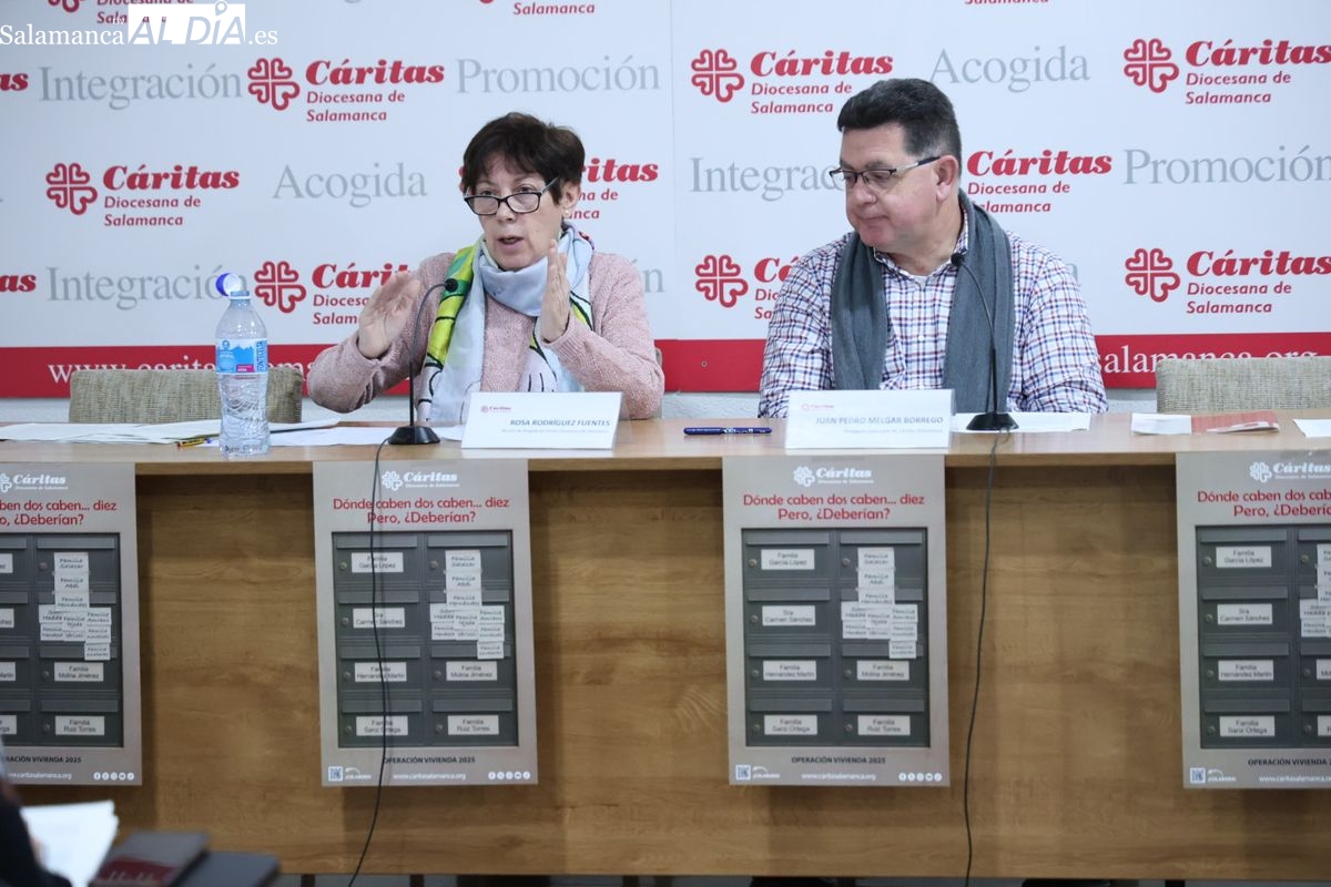 Cáritas Salamanca alerta de que el pago de la vivienda consume ya el 70 % de los ingresos de las familias vulnerables