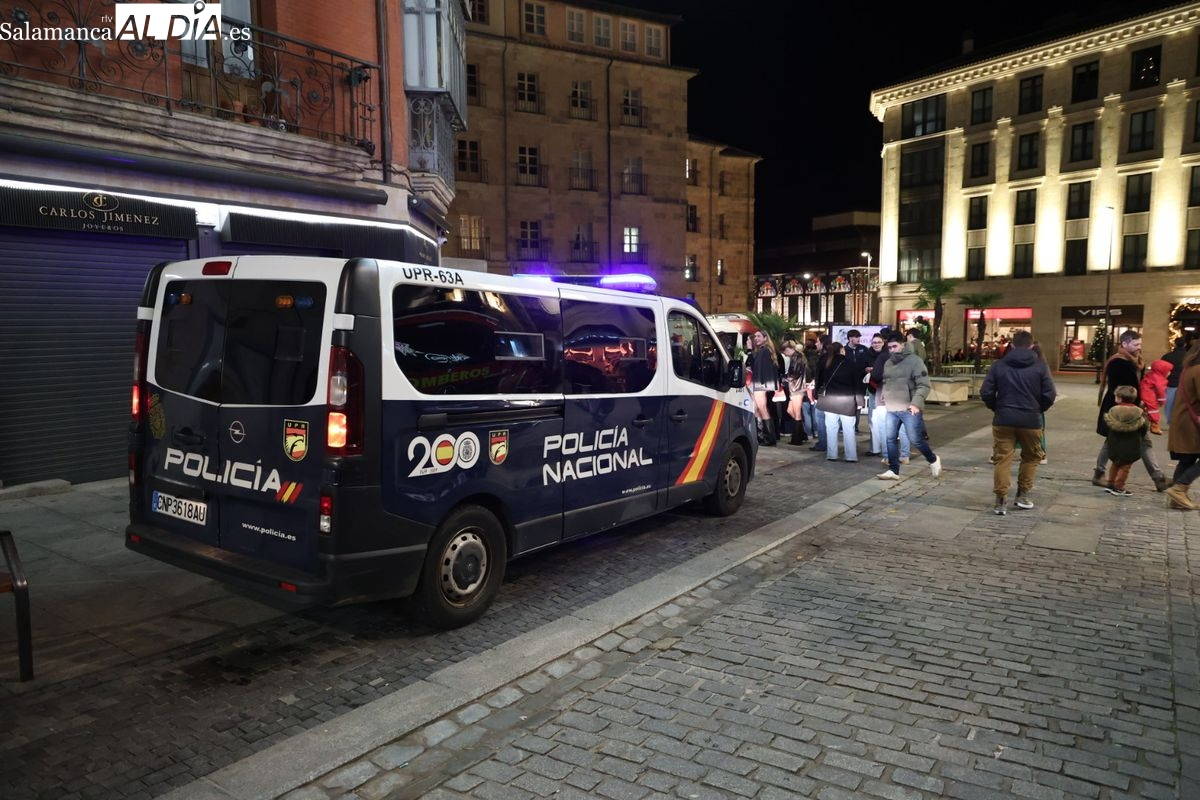 Seis agresiones y dos jóvenes heridos en una conflictiva noche en Salamanca