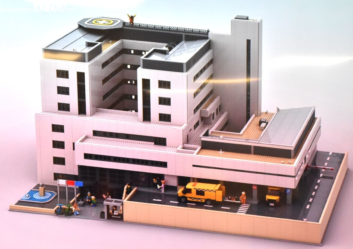 El Hospital de Salamanca recreará sus instalaciones en una gran maqueta de Lego para humanizar la atención pediátrica