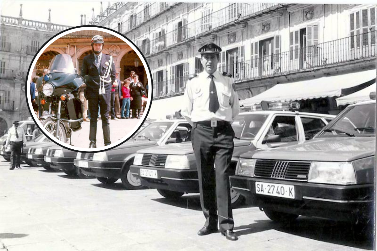Jesús Sánchez, 38 años de historia en la Policía Local de Salamanca: Entré a la policía perdiendo dinero porque era lo que más me gustaba