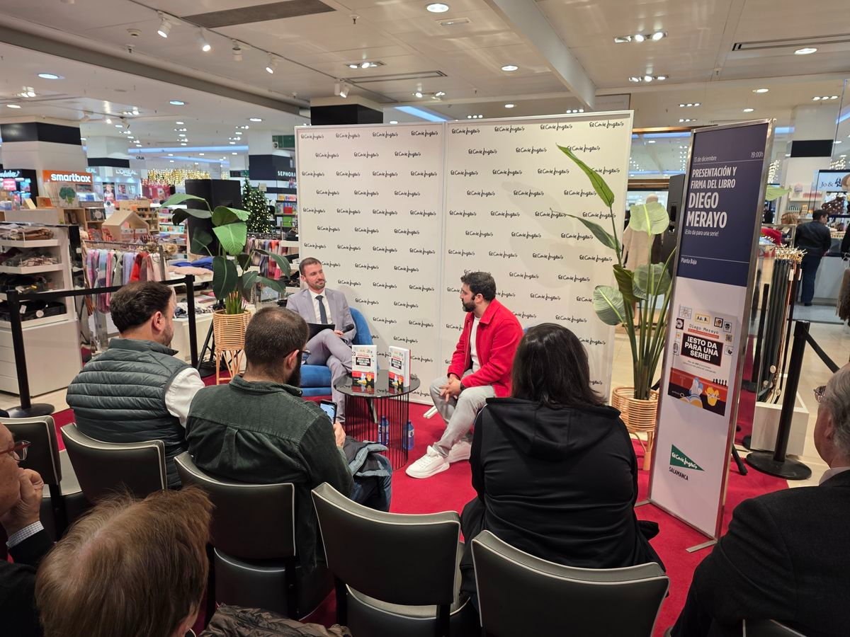 Diego Merayo presenta en El Corte Inglés de Salamanca su guía sobre más de 900 series