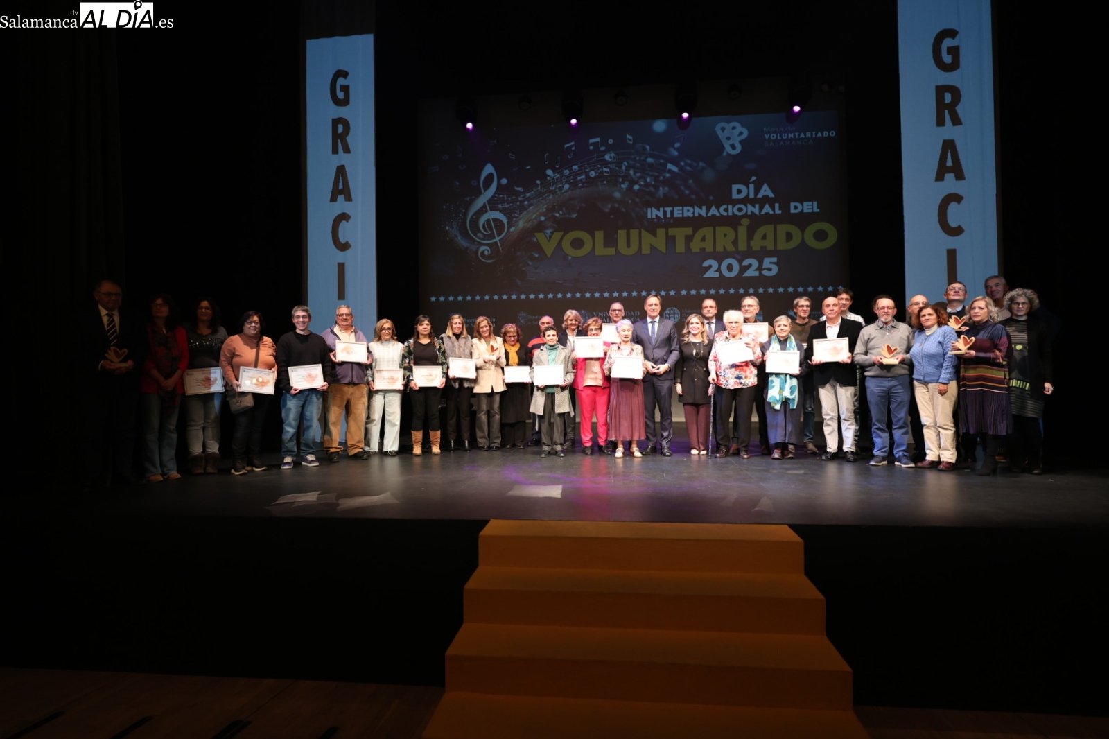 GALERÍA DE FOTOS | Salamanca homenajea a 23 referentes del voluntariado y prepara la campaña Latidos solidarios para 2026