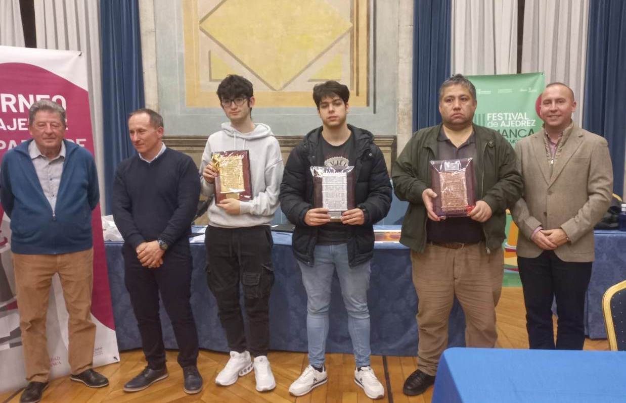 El triunfo de Nicolás Vioque pone el broche de oro al VIII Festival Salamanca Cuna del Ajedrez