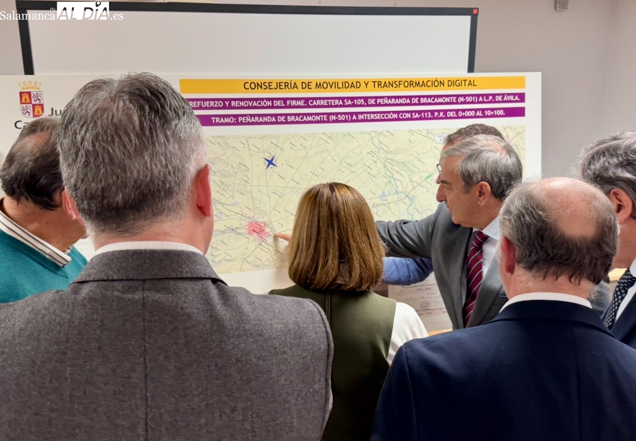 UPL exige a la Junta que no deje fuera de sus planes el tramo Macotera–Alaraz de la SA-105
