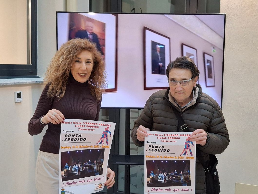 Cita en el Teatro Nuevo el 28 de Diciembre con la  Orquesta local Punto y Seguido