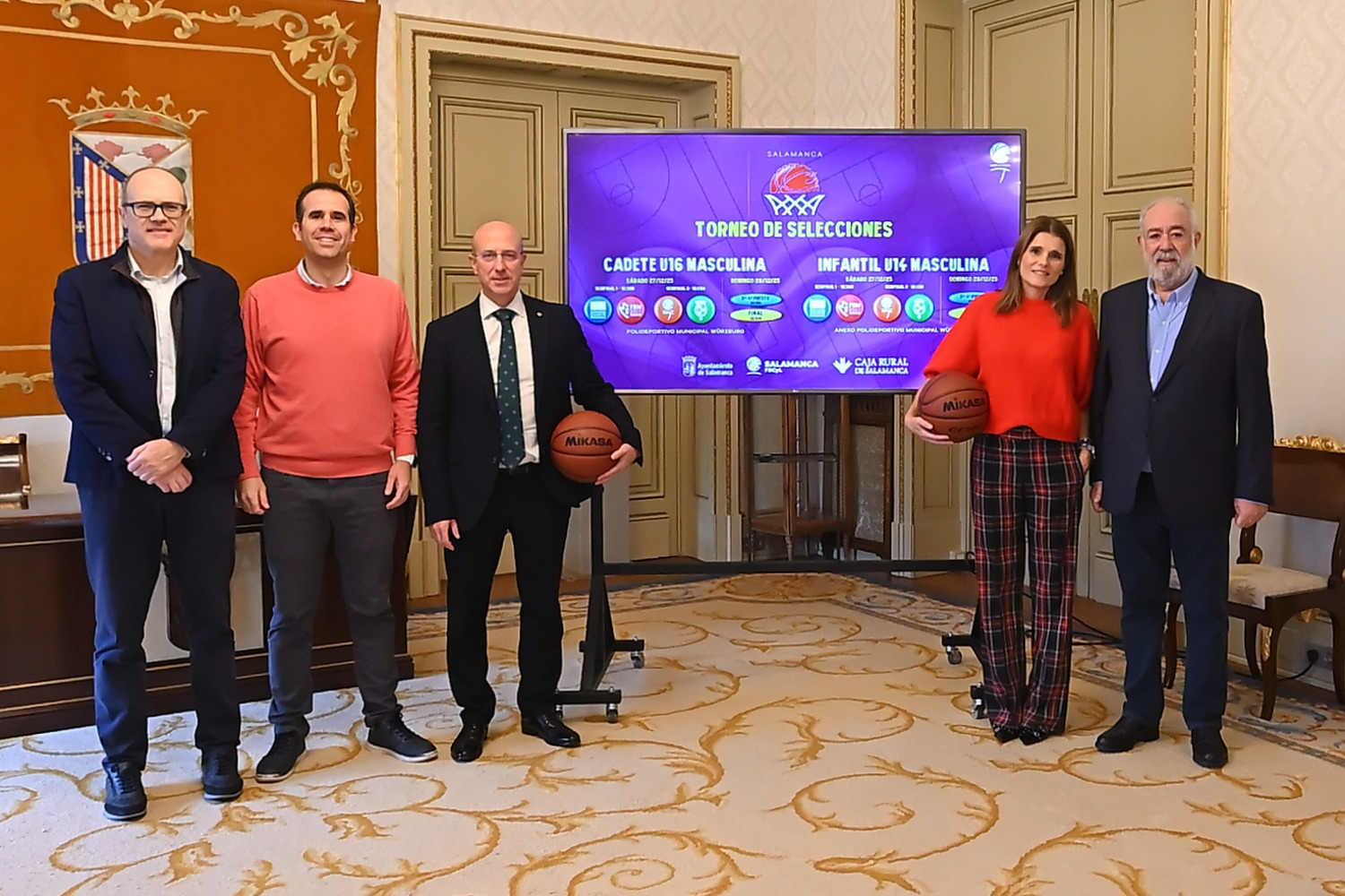 Salamanca acogerá por primera vez los días 27 y 28 de diciembre el Torneo Internacional de Selecciones de Baloncesto Infantil y Cadete Masculino 