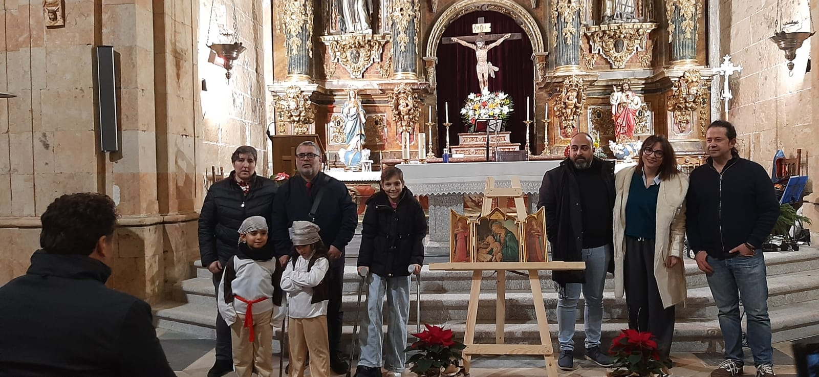 María Caamaño inaugura la Navidad en Cantalpino en una emotiva ceremonia