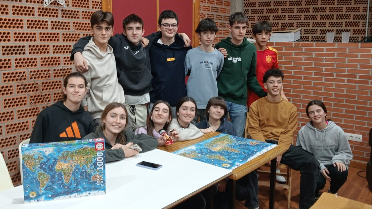 Dos equipos de El Cubo de Don Sancho completan el reto del concurso provincial de puzles