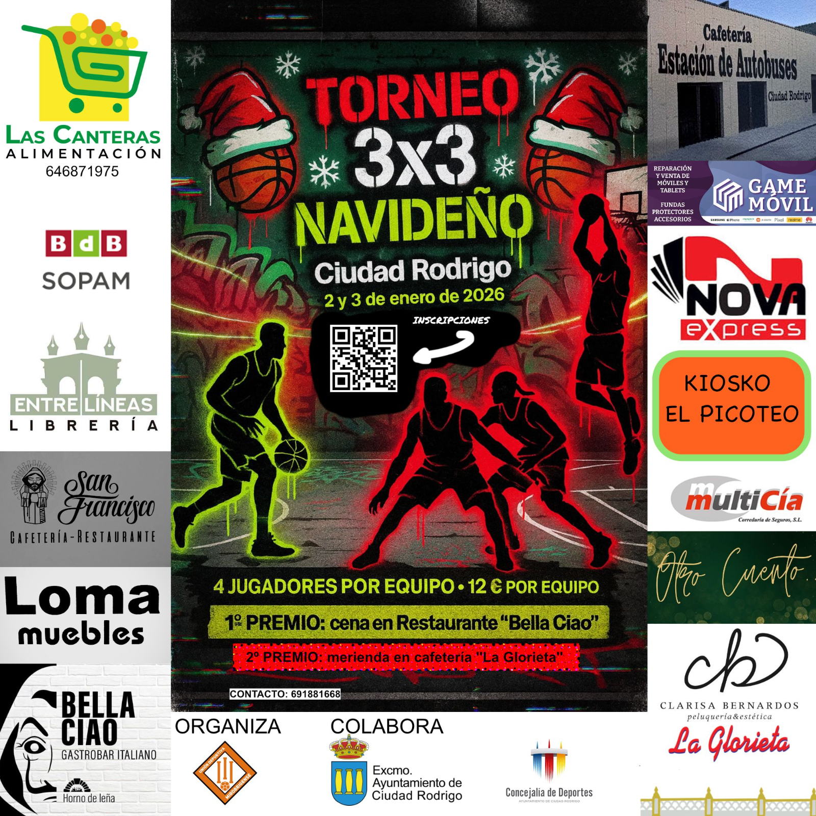 La UD Mirobrigense organiza un torneo de baloncesto 3x3 en Ciudad Rodrigo el 2 y 3 de enero