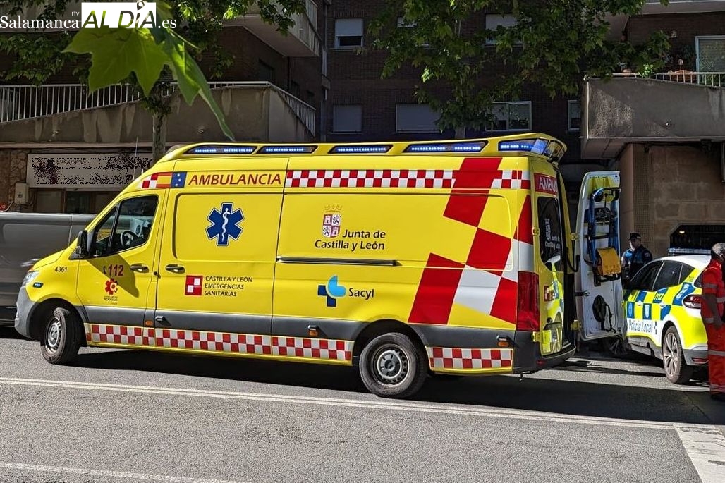 Colisión múltiple con tres vehículos implicados en el Camino de las Aguas de Salamanca