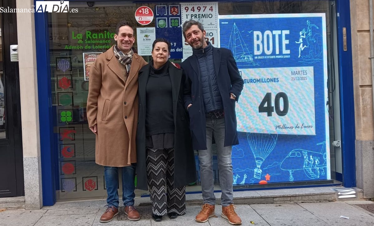 Es una sensación maravillosa repartir 120.000 euros, explican desde la administración de la calle Quintana 