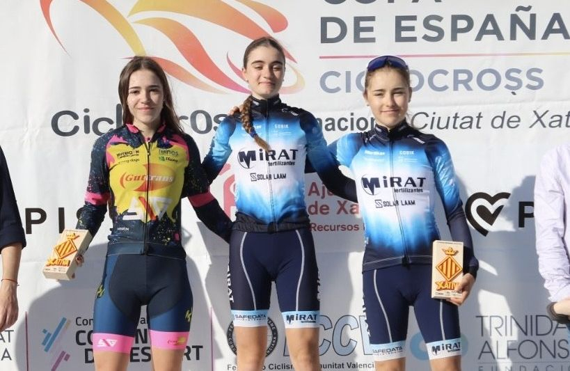 El Mirat Team cierra la Copa de España de Ciclocross con una victoria y cinco podios en el Levante