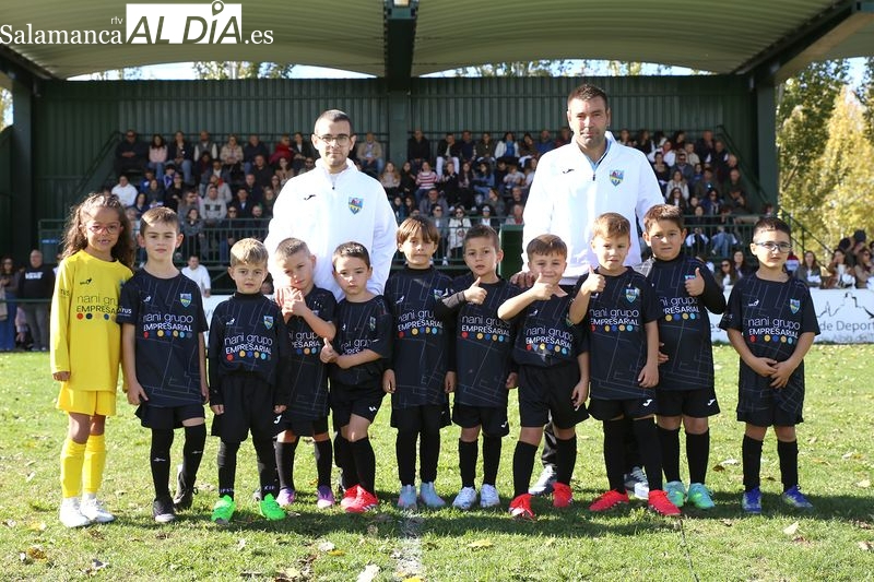El Prebenjamín B del Alba de Tormes CF crece desde la ilusión, el juego y la confianza
