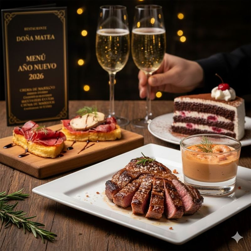 El Restaurante Doña Matea de Alba de Tormes presenta sus menús para Navidad y Año Nuevo