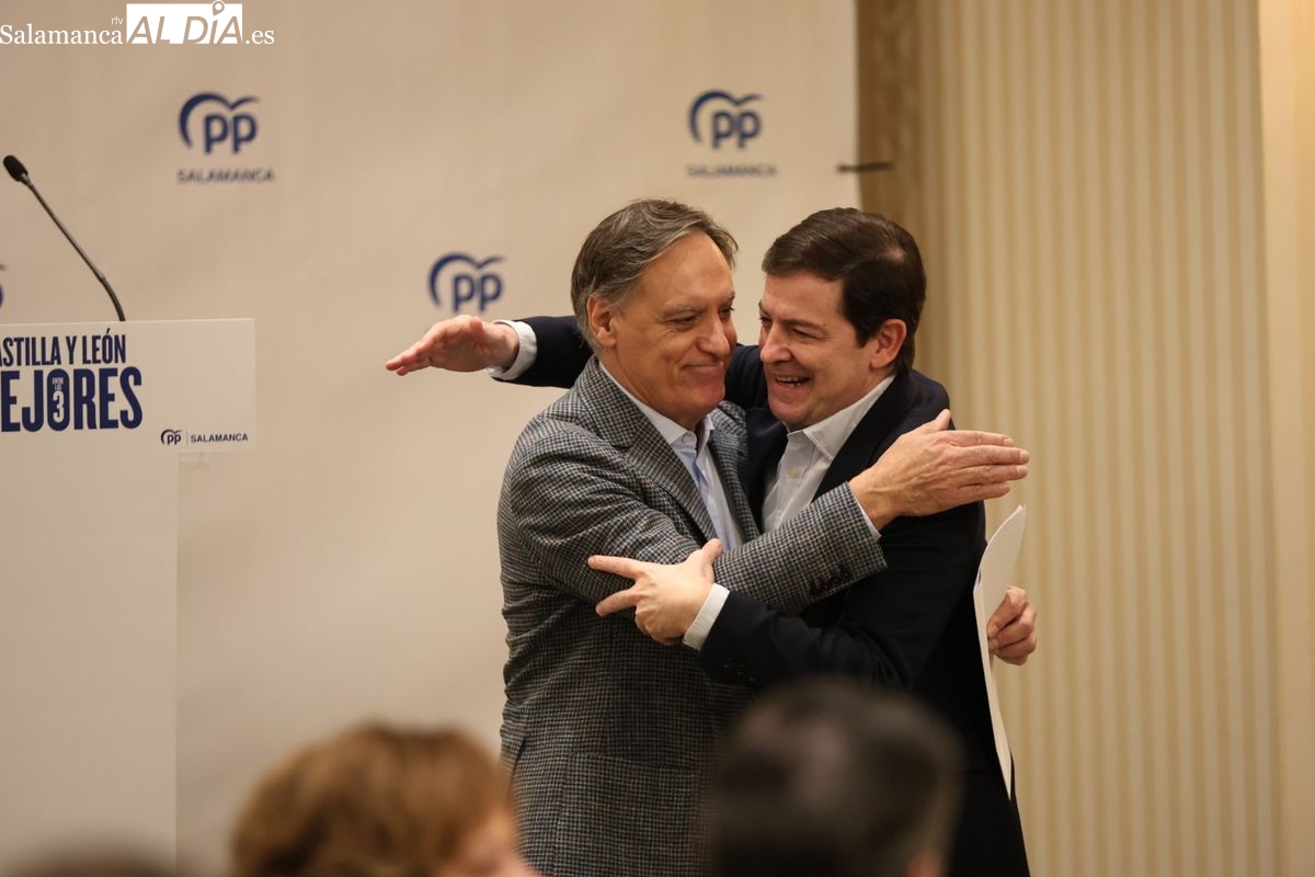 FOTOS | Mañueco y Carbayo cargan contra el gobierno corrupto de Sánchez y y reivindican la política de verdad