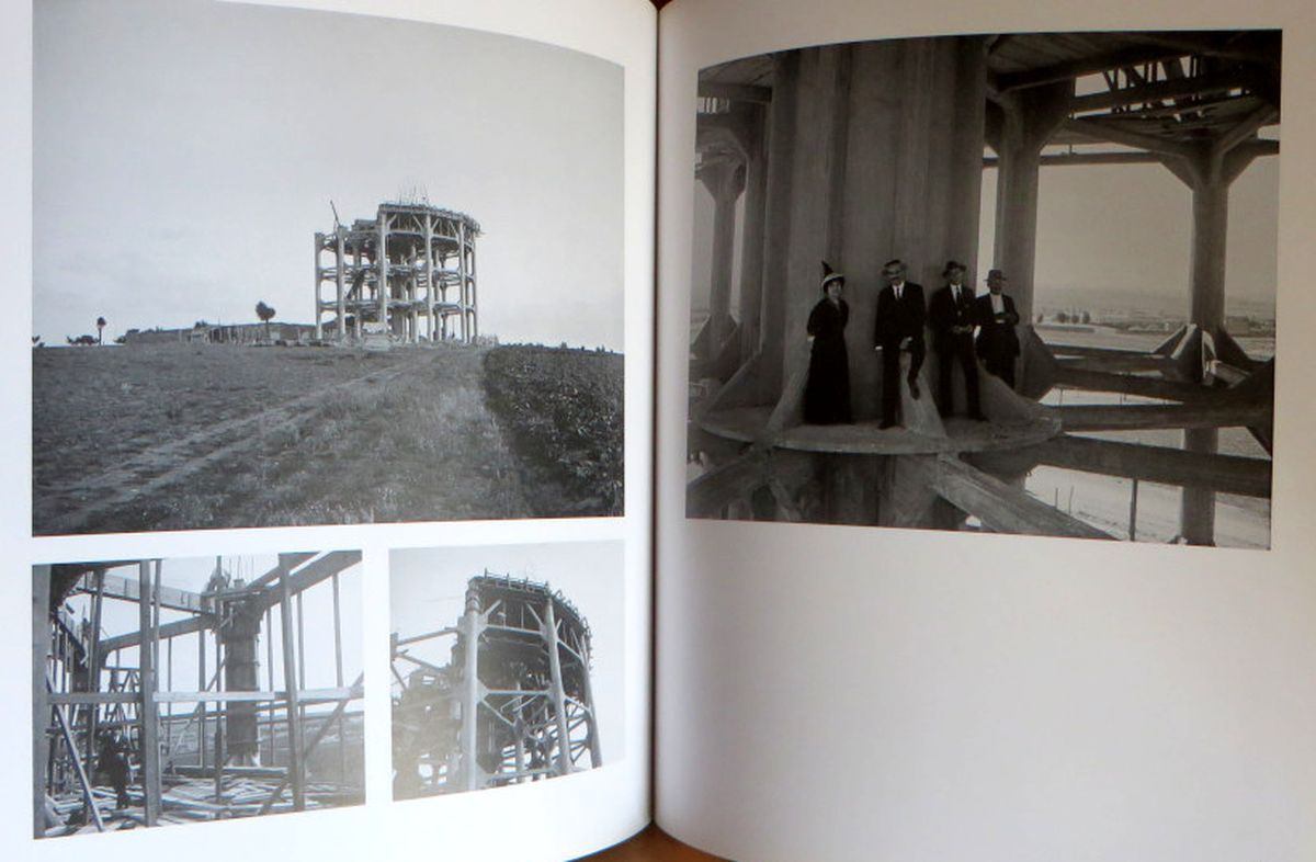 Hallan fotografías inéditas de la construcción del depósito de aguas de la Avenida de Campoamor