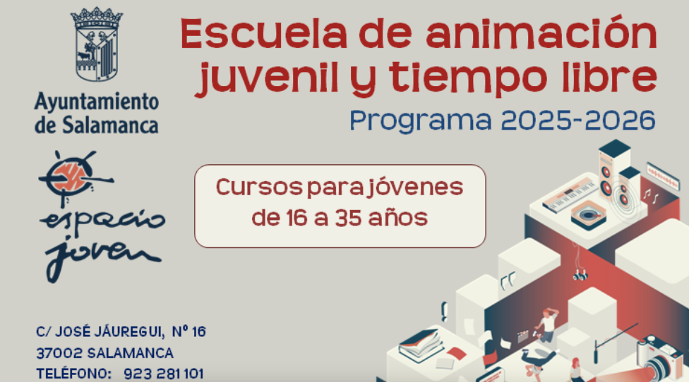 Abierto el plazo para inscribirse en la nueva oferta de la Escuela de Animación Juvenil