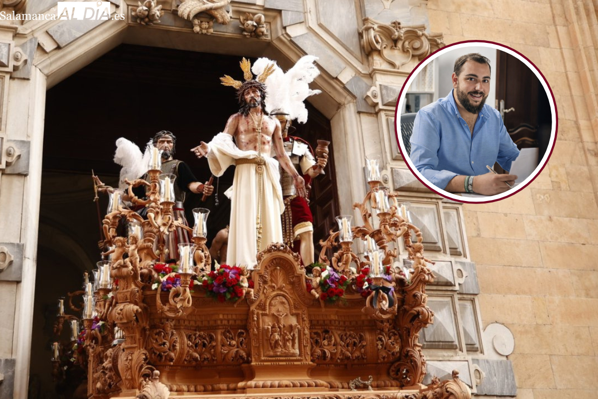 Un cartelista de Sevilla y Jerez para anunciar el Domingo de Ramos de Jesús Despojado en Salamanca