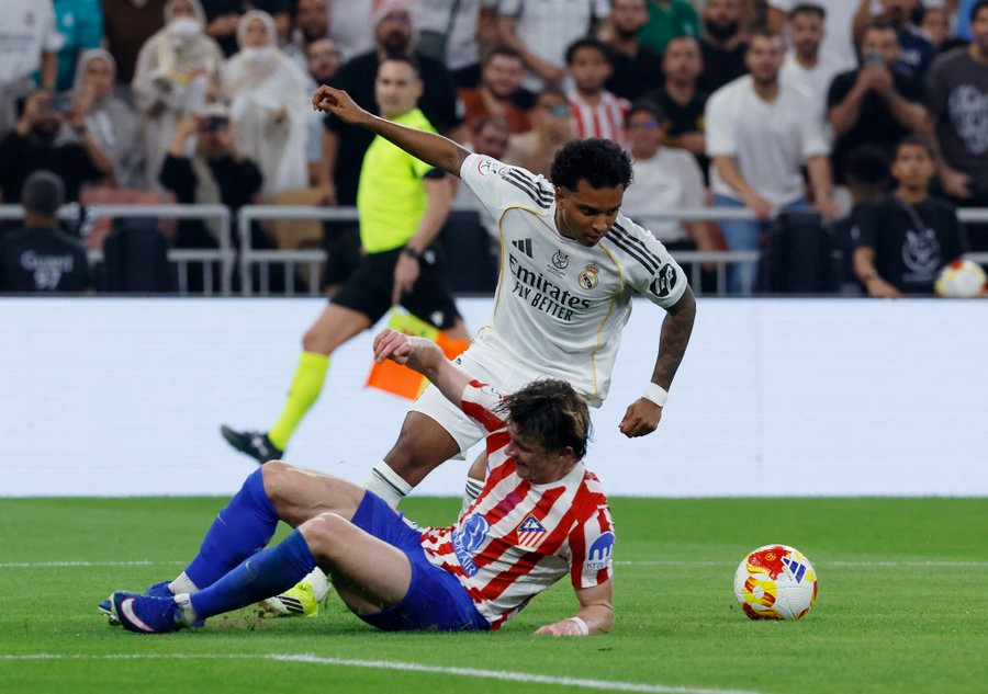 VÍDEO | El Real Madrid avanza con lo justo al Clásico de la final de la Supercopa en medio del lío Simeone - Vini Jr (1-2)