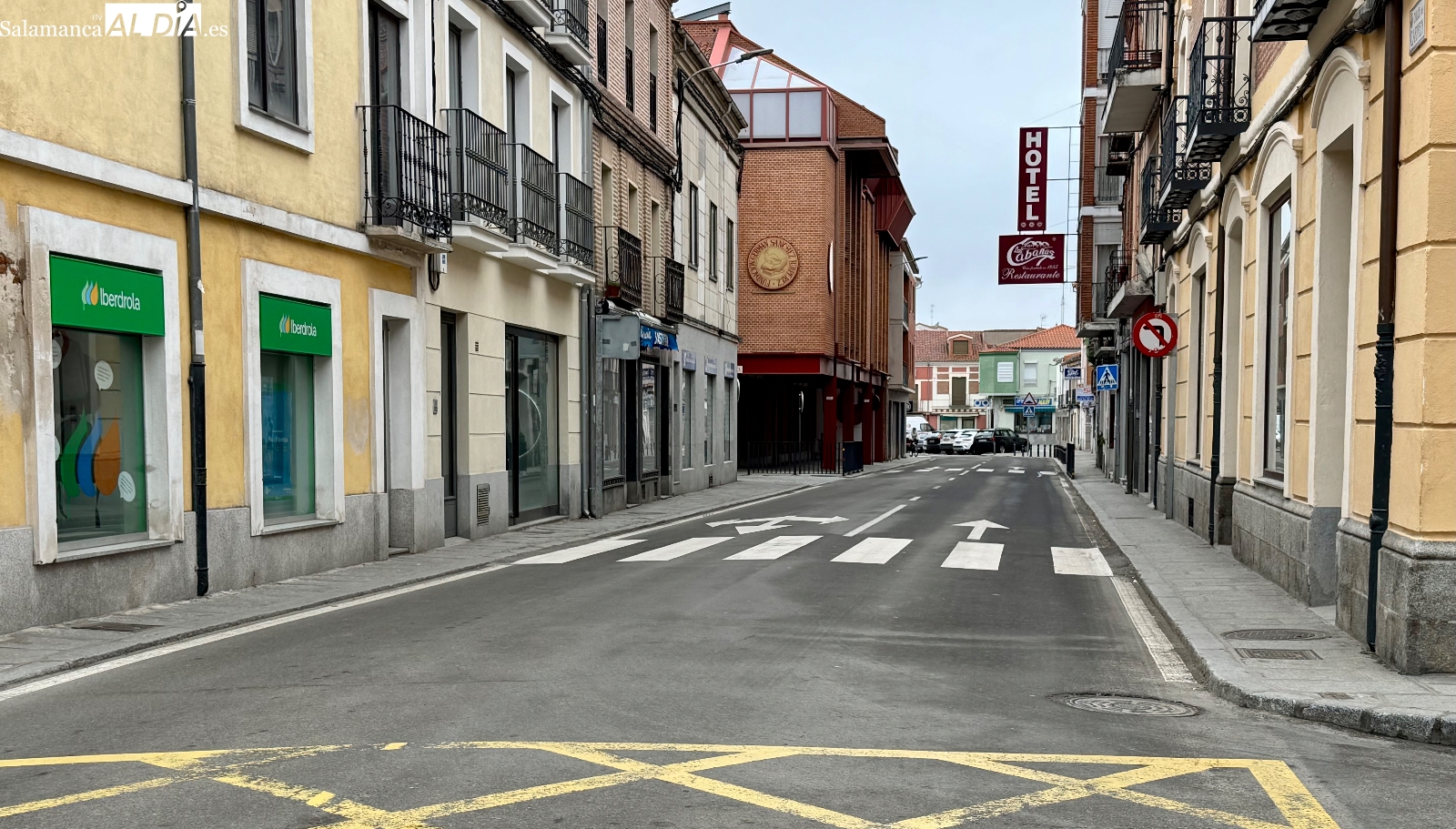 Peñaranda inicia la reforma de la calle Carmen: sentido único, aceras de 1,80 metros y nuevas zonas verdes