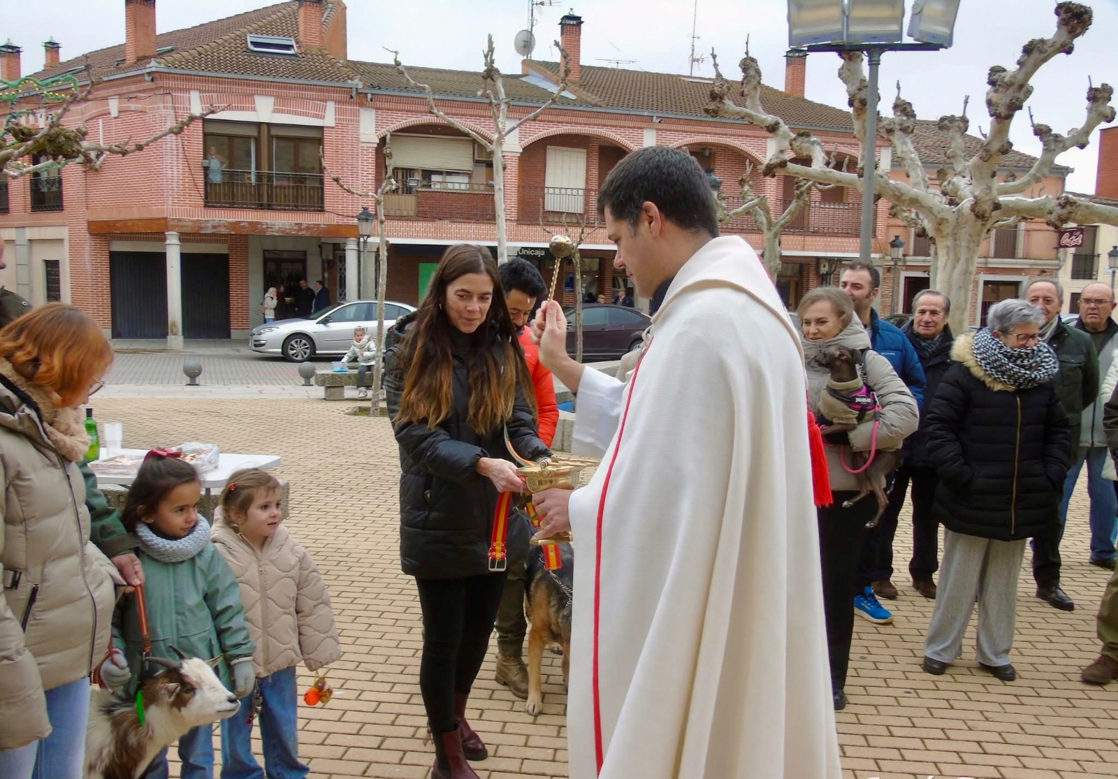 Macotera mantiene viva la tradición de San Antón con la bendición de los animales