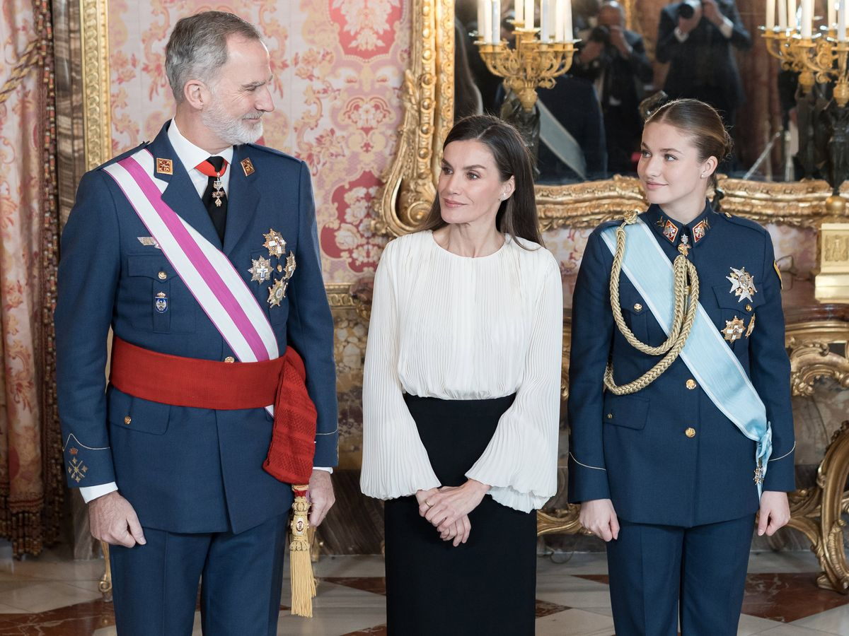 Los reyes y la Princesa Leonor presiden la Pascua Militar con la ausencia de Pedro Sánchez