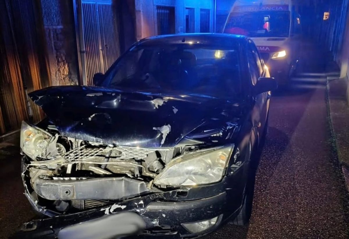 Investigado por la Guardia Civil el conductor que huyó a pie tras causar un accidente con un herido en Pereña de la Ribera