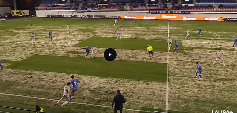 VÍDEO | ¡Vaya imagen!: así de mal está O Couto, el campo que visitará el Salamanca UDS la próxima semana sin Marotías