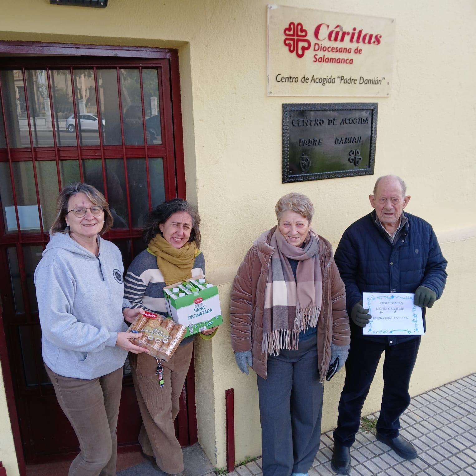 La Vellés demuestra su solidaridad con la recogida de más de 2.100 kilos de alimentos