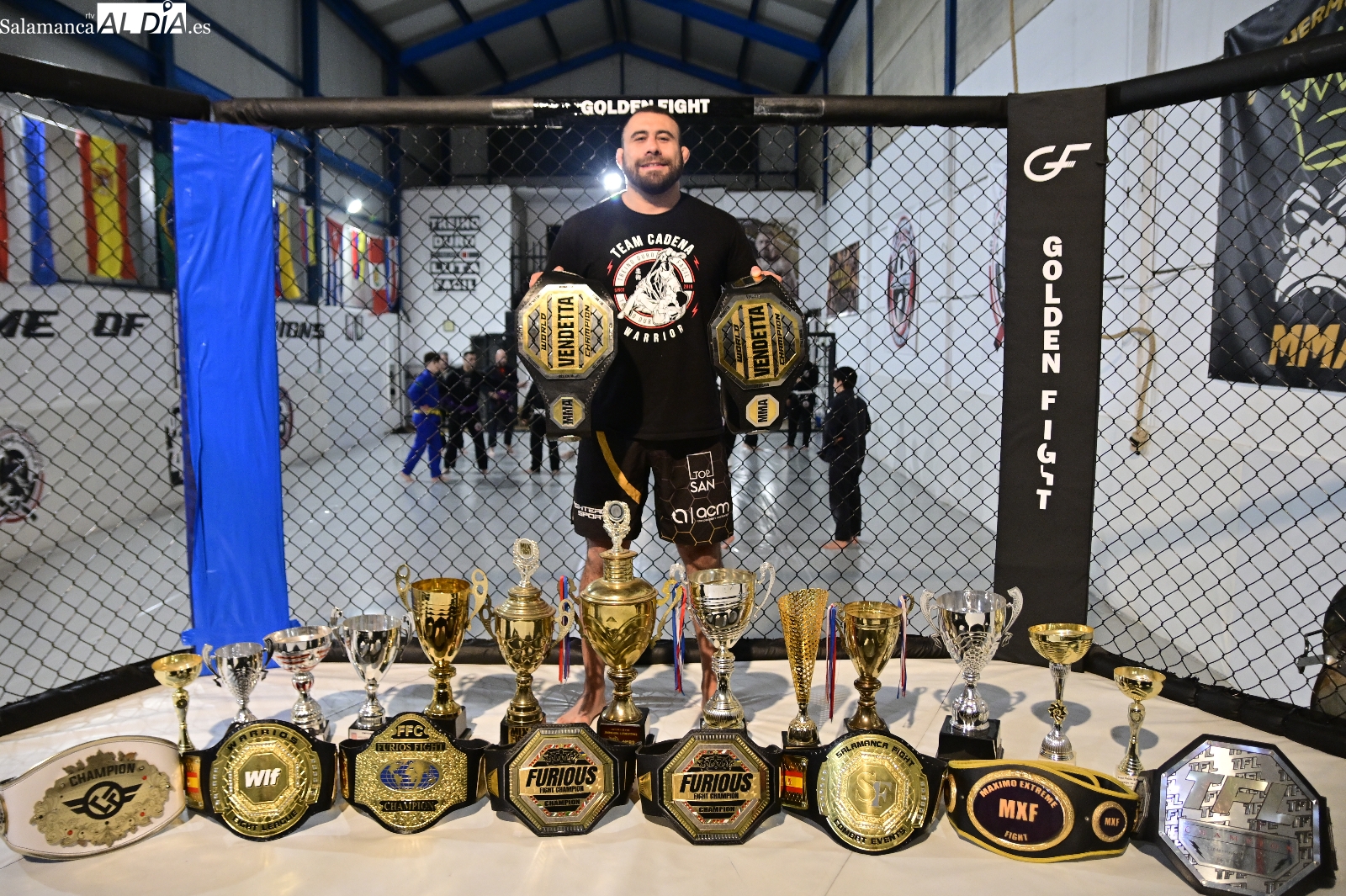 FOTOS Y VÍDEO | De Brasil a Salamanca para triunfar en MMA, la historia de Guilherme Cadena: Es como la vida, a veces te aprieta y tienes que buscar la salida 