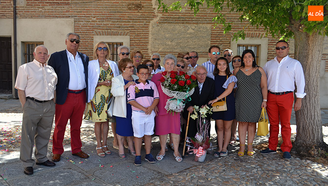 Manuel Rodríguez Blázquez y María Nava celebraban sus Bodas de Oro junto a su familia