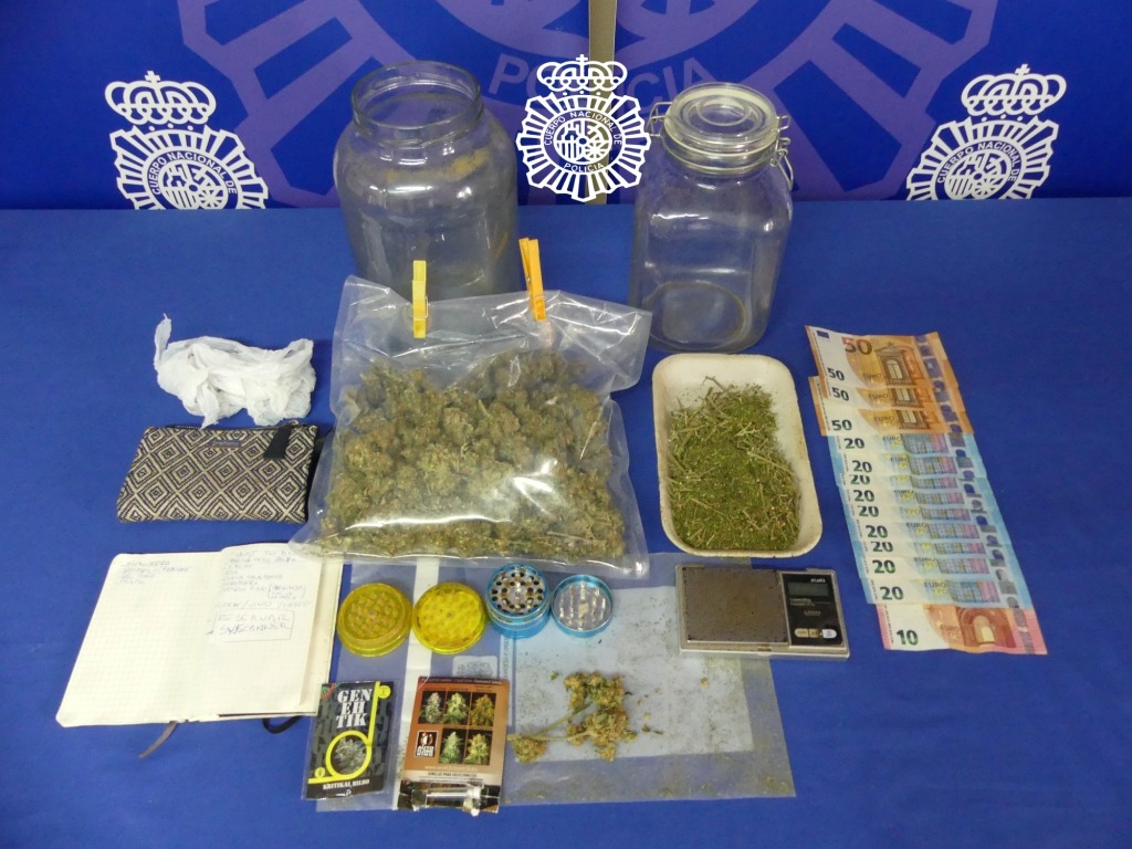 Sustancias sustraídas por la Policía