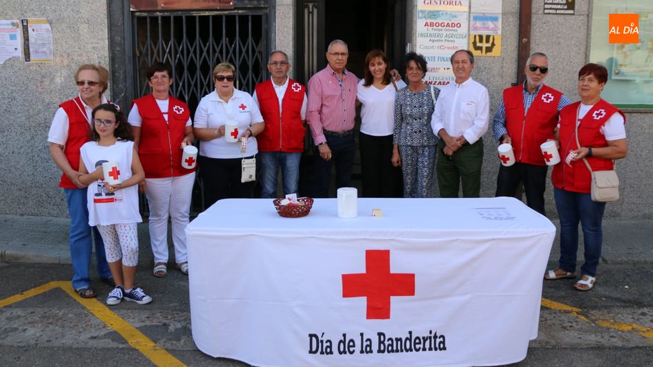 A la jornada asistieron el presidente provincial de la institución, Jesús Juanes, y la nueva presidenta de la Asamblea Comarcal, Adela Prieto / CORRAL