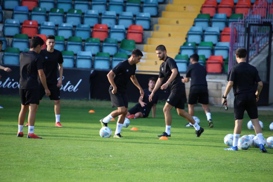 Un entrenamiento del filial